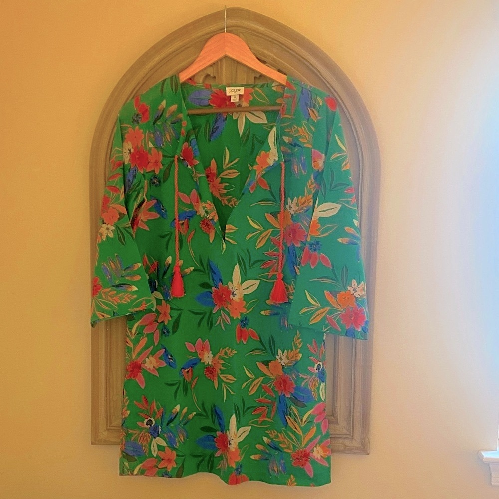 J. Crew Multicolor Floral Dress